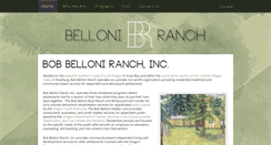 Desktop Screenshot of belloniranch.org